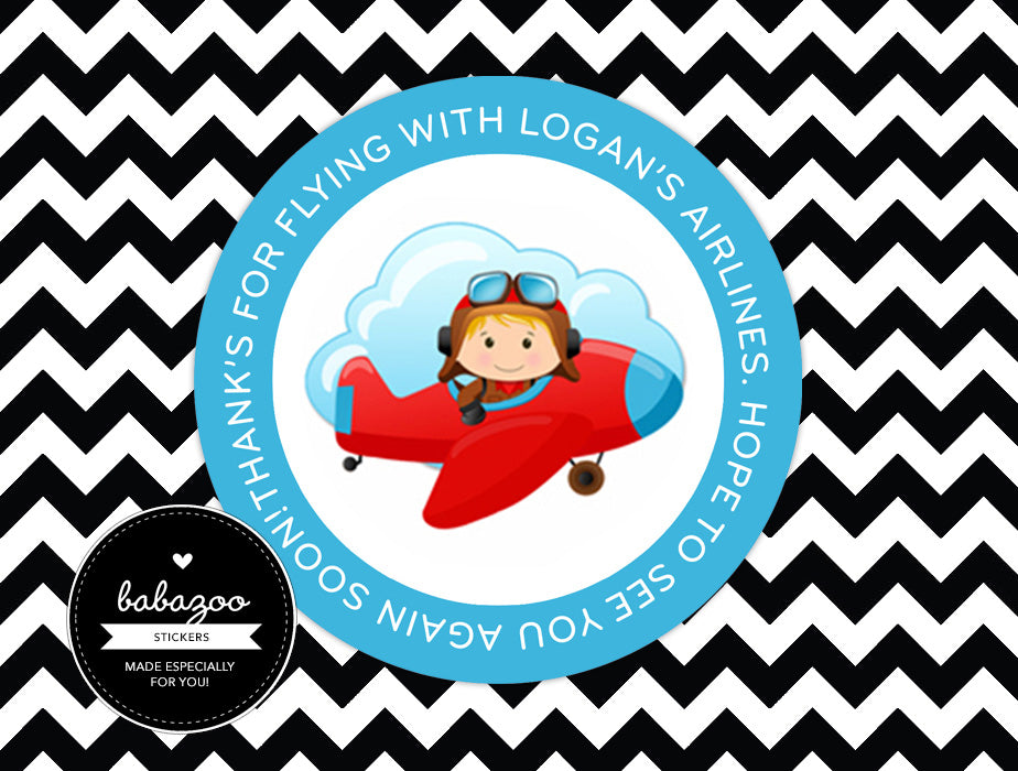 Aeroplane stickers (10)