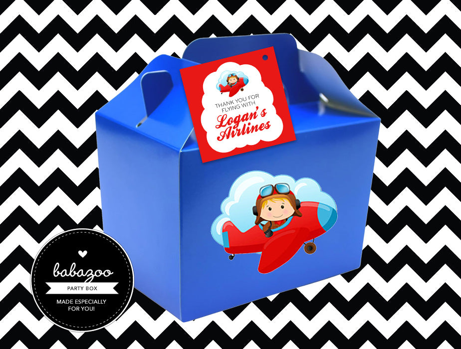 Aeroplane party box