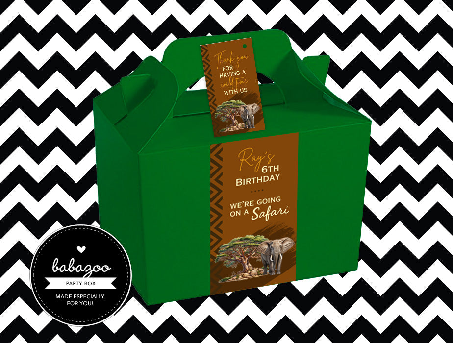 African Safari party box