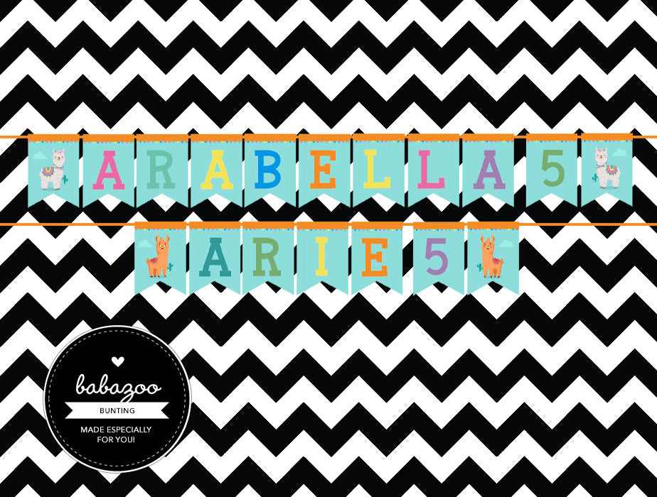 Alpaca/Llama bunting