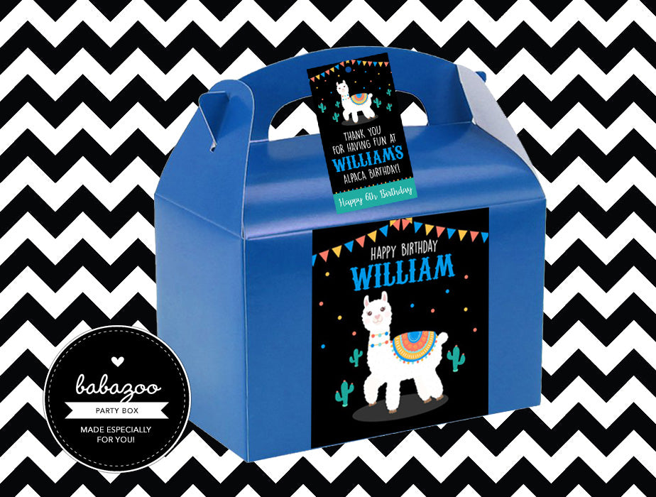 Alpaca/Llama party box - Style 2