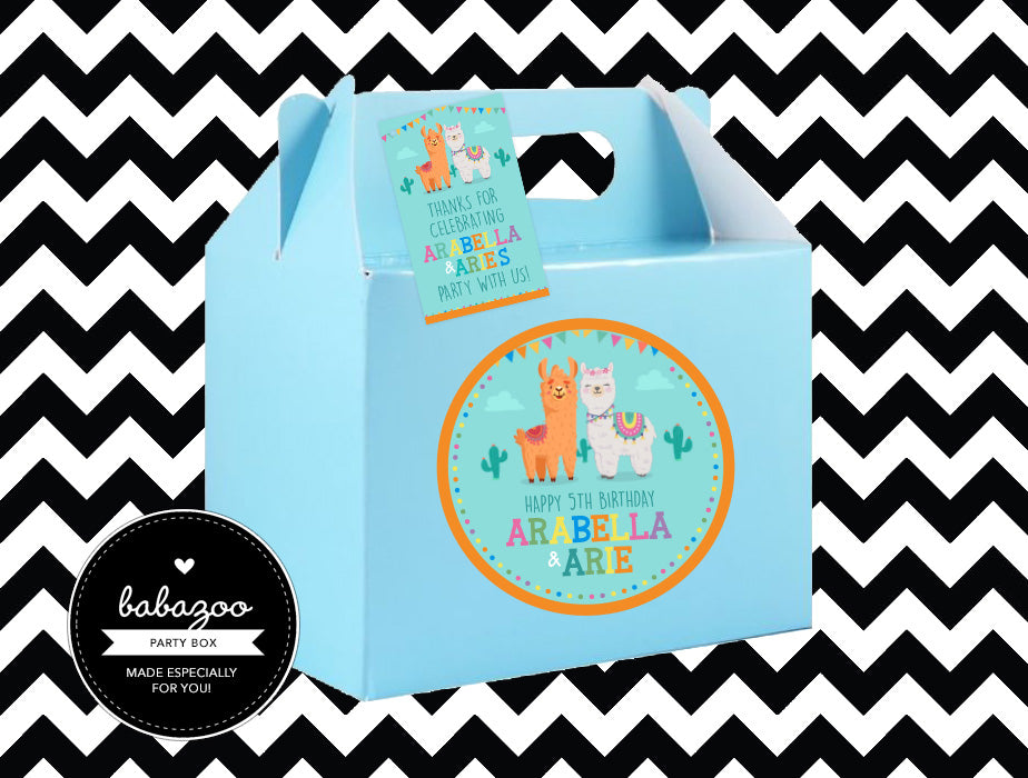 Alpaca/Llama party box - Style 1