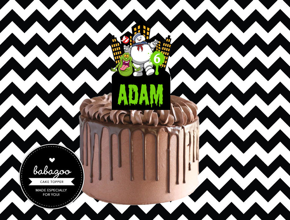 Ghostbusters cake topper