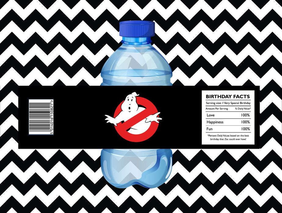 Ghostbusters juice/water label (10)
