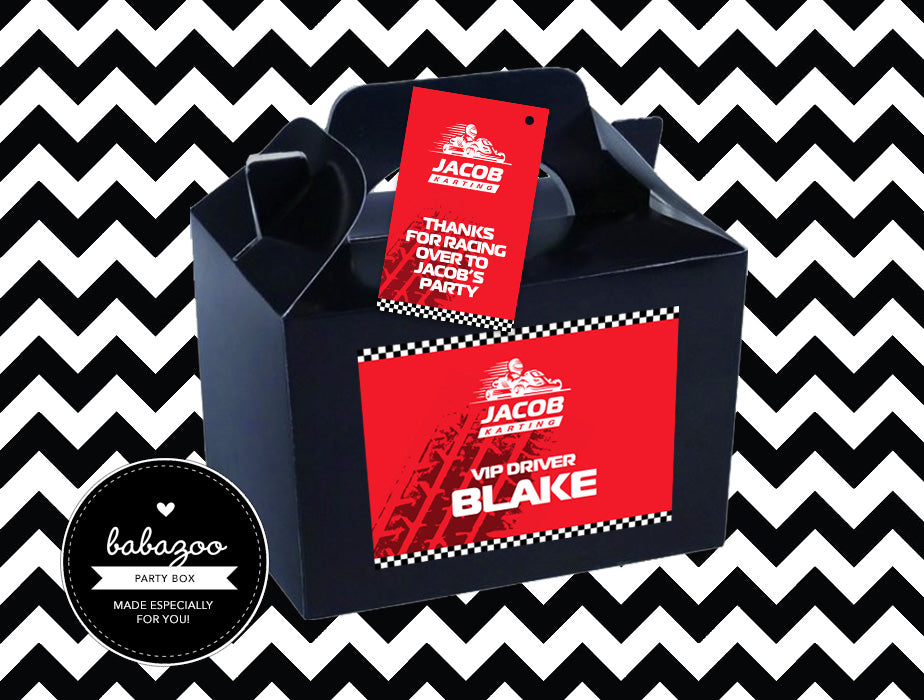Racing car party box