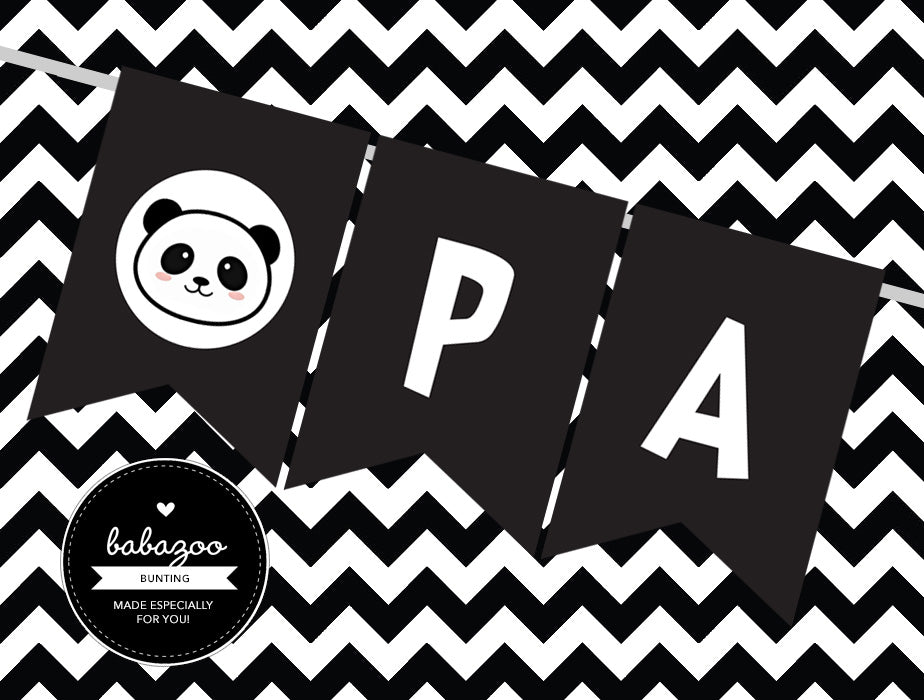 Panda bunting