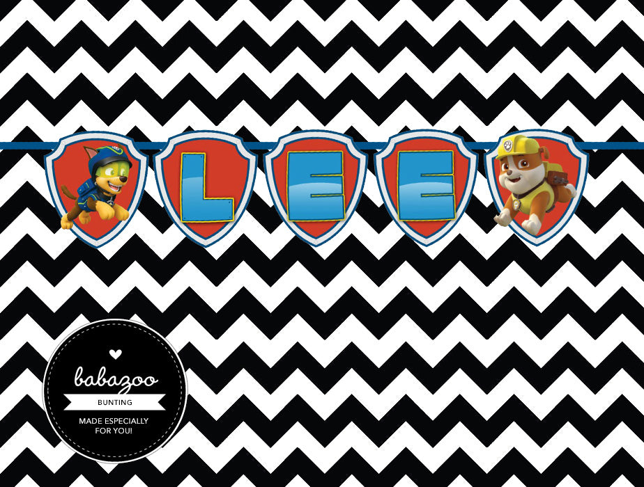 Paw Patrol bunting