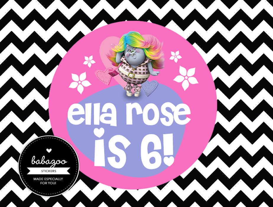 Trolls stickers (10)