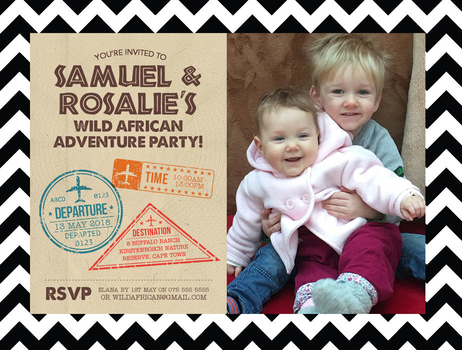 African Adventure Invitation