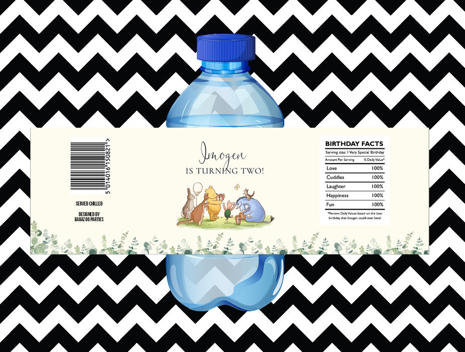 Winnie the Pooh juice/water labels (10)
