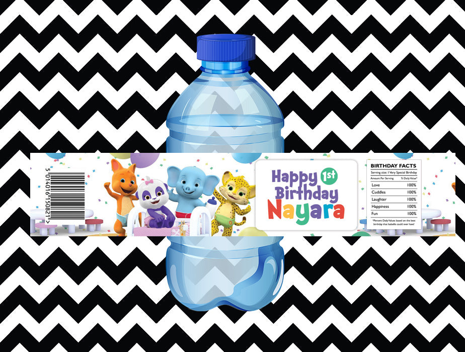 Word party juice/water labels (10)
