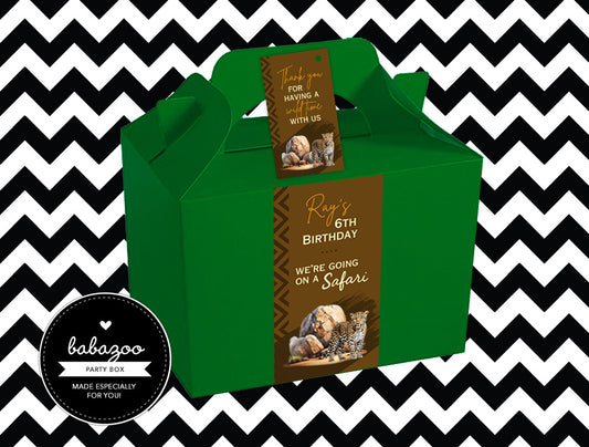 African Safari party box