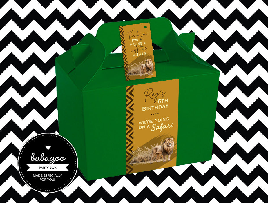 African Safari party box