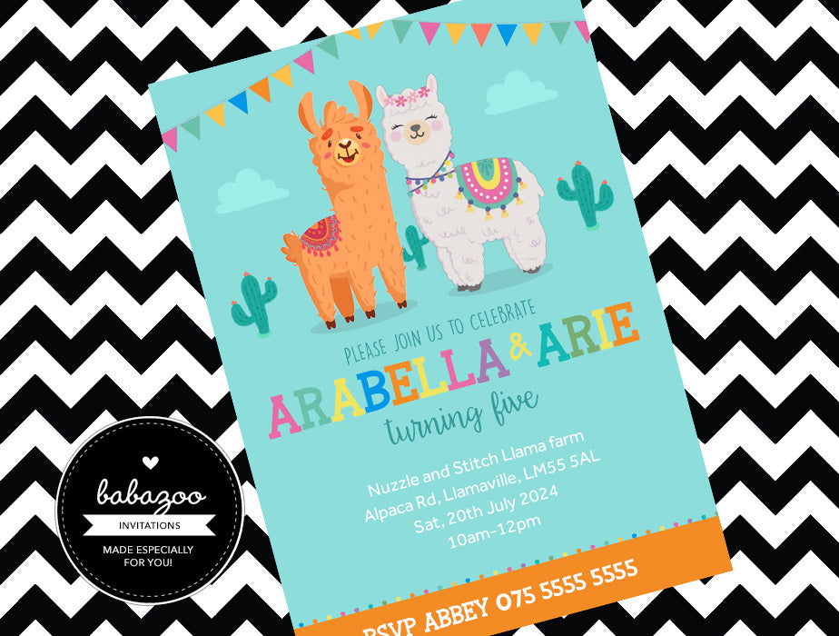 Alpaca/Llama invitation