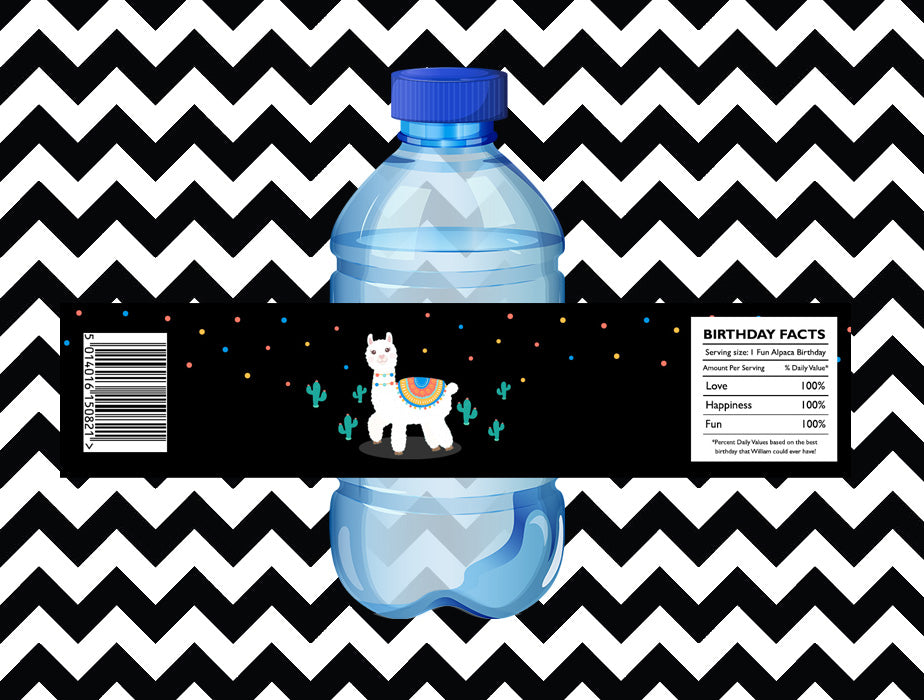 Alpaca/Llama juice/water labels (10)