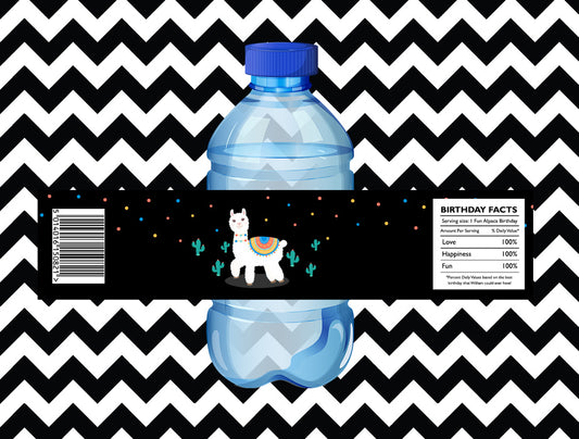 Alpaca/Llama juice/water labels (10)