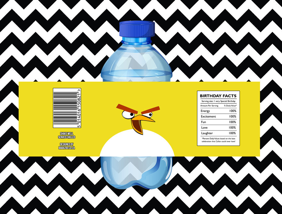 Angry birds juice/water labels (10)