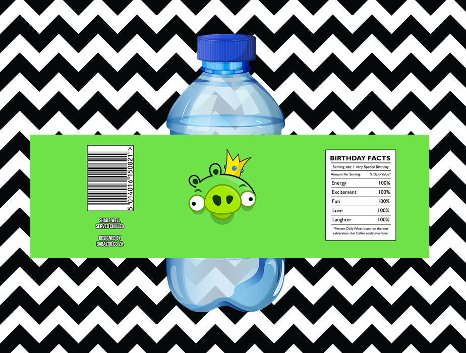 Angry birds juice/water labels (10)