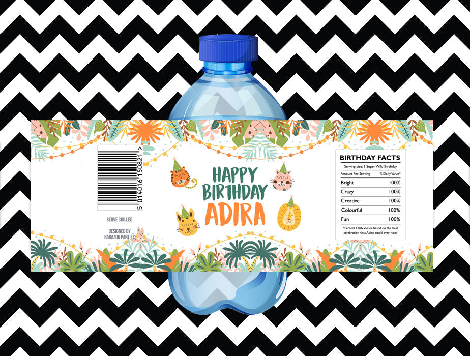 Jungle juice/water labels (10) - Style 2