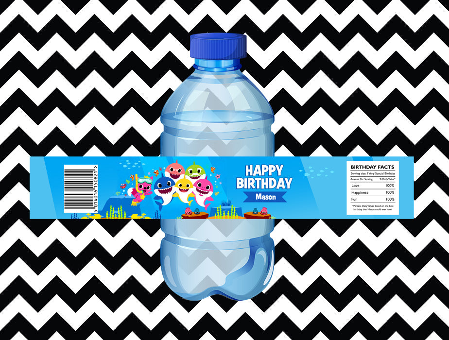 Baby Shark juice/water labels (10)