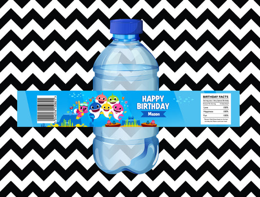 Baby Shark juice/water labels (10)