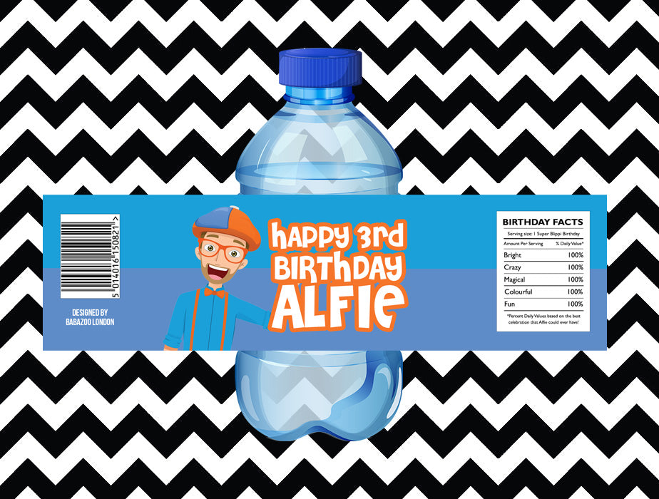 Blippi juice/water labels (10)