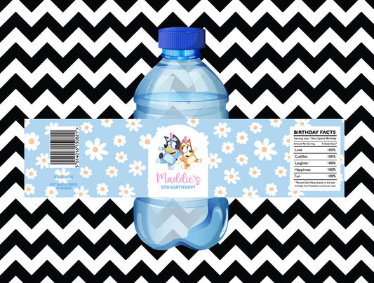 Bluey juice/water labels (10) - Style 1