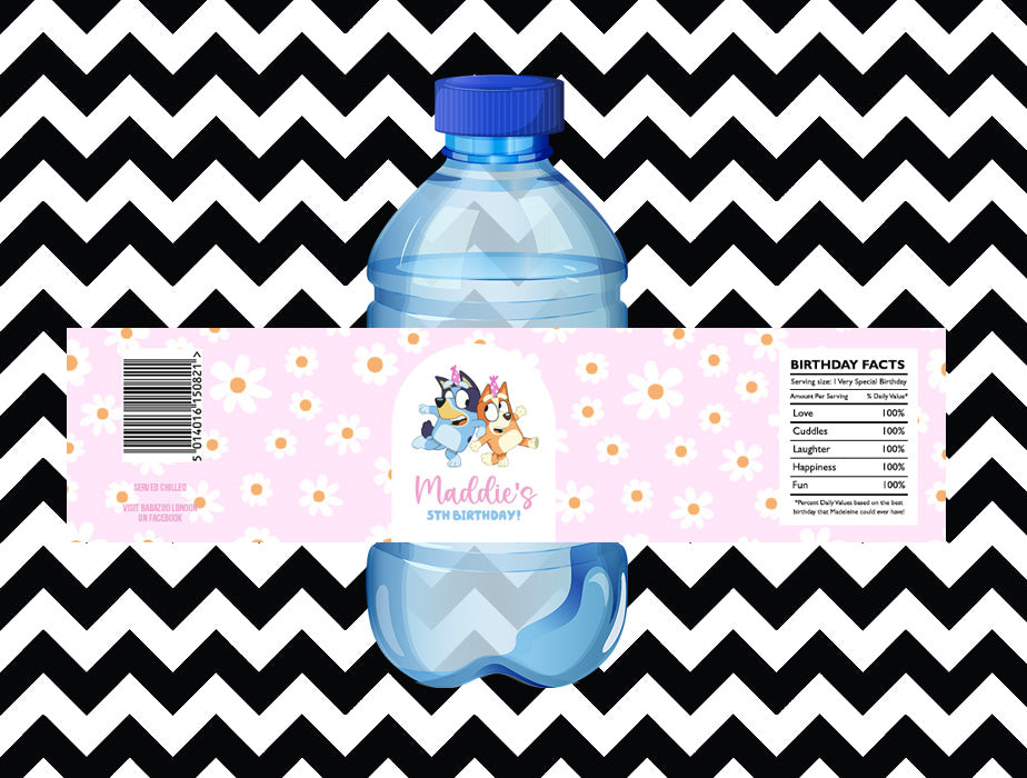 Bluey juice/water labels (10) - Style 1