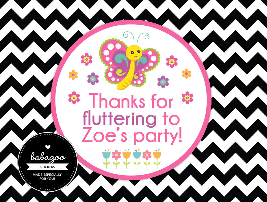 Butterfly stickers (10)