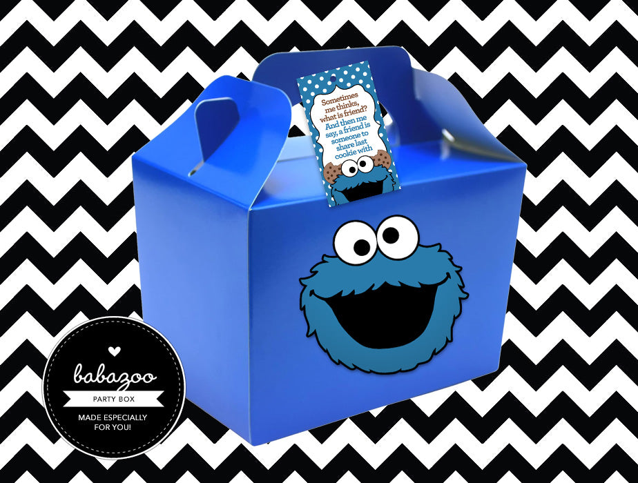 Cookie monster party box