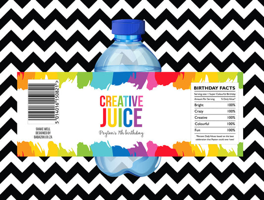Creative juice/water labels (10)