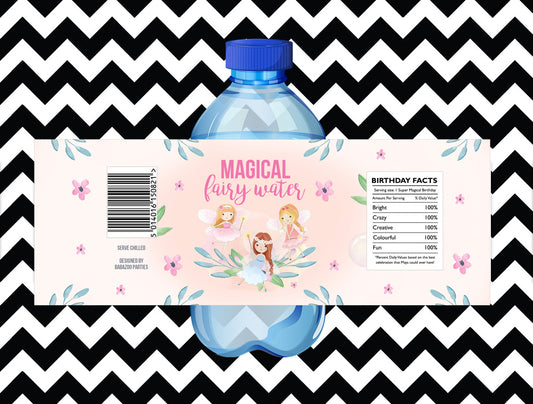 Fairy juice/water labels (10) - Style 1