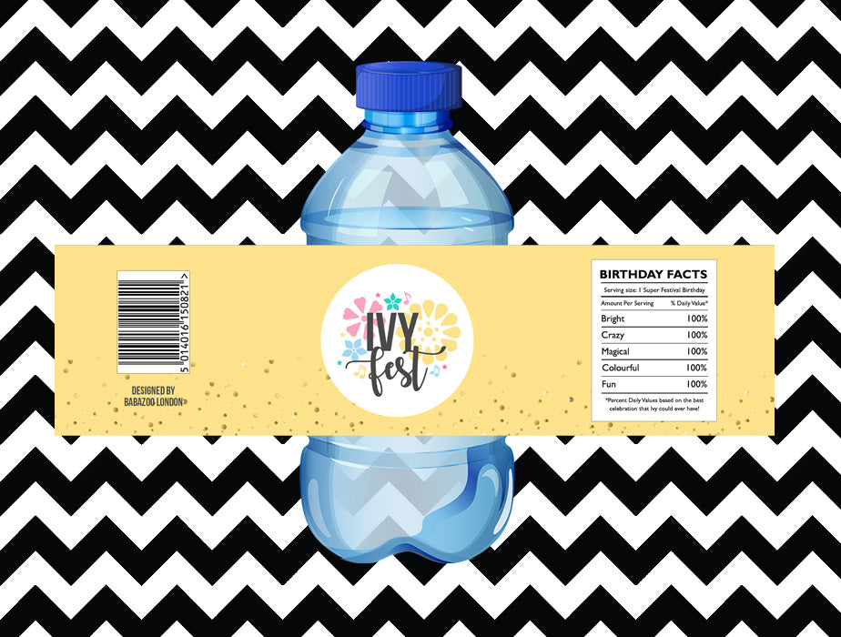 Festival juice/water labels (10)