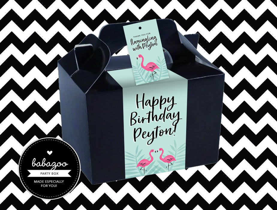 Flamingo party box