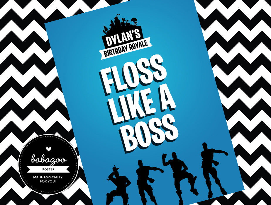 Fortnite poster - Floss like a boss