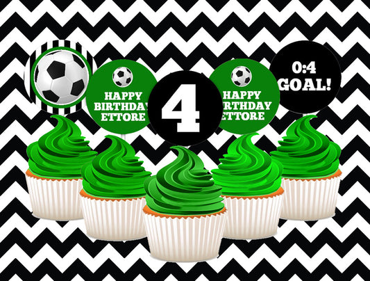 Football cupcake toppers (10)