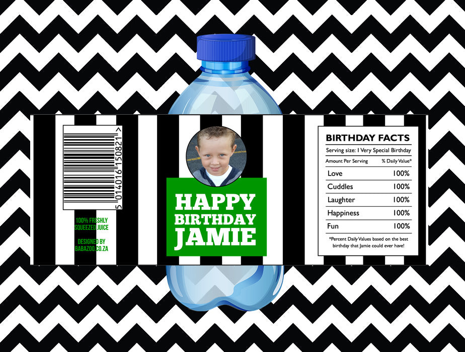 Football juice/water labels (10)