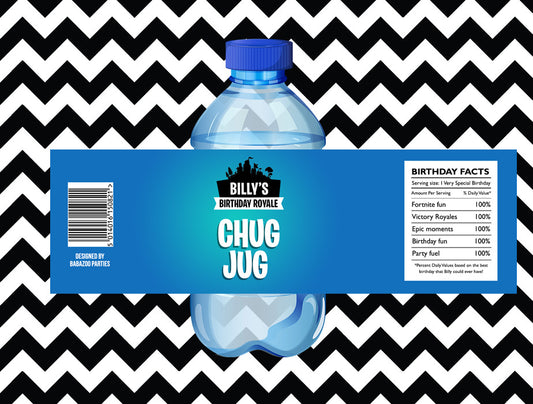 Chug Jug Fortnite juice/water labels (10)