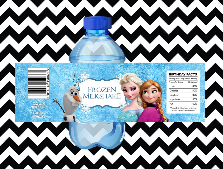 Frozen juice/water labels (10)