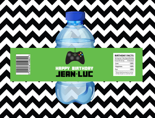 Gaming juice/water labels (10)