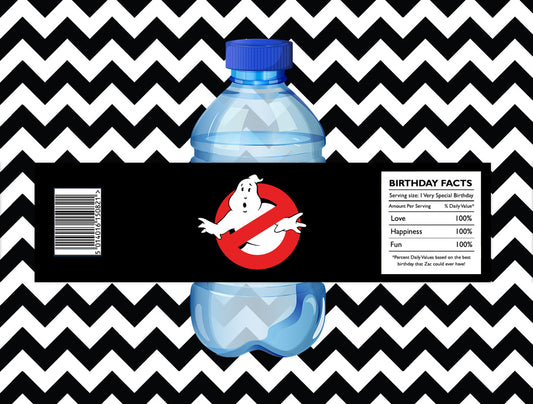 Ghostbusters juice/water label (10)