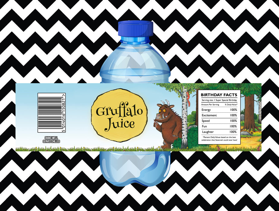 Gruffalo juice/water labels (10)