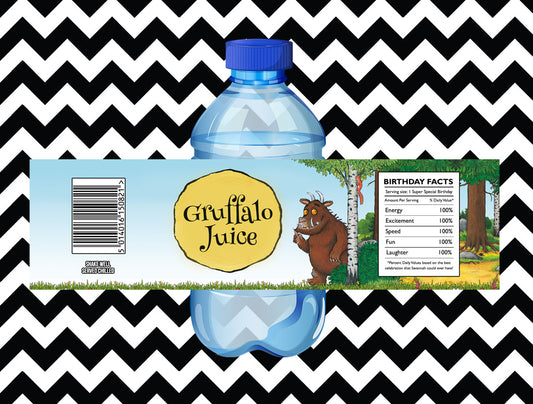 Gruffalo juice/water labels (10)