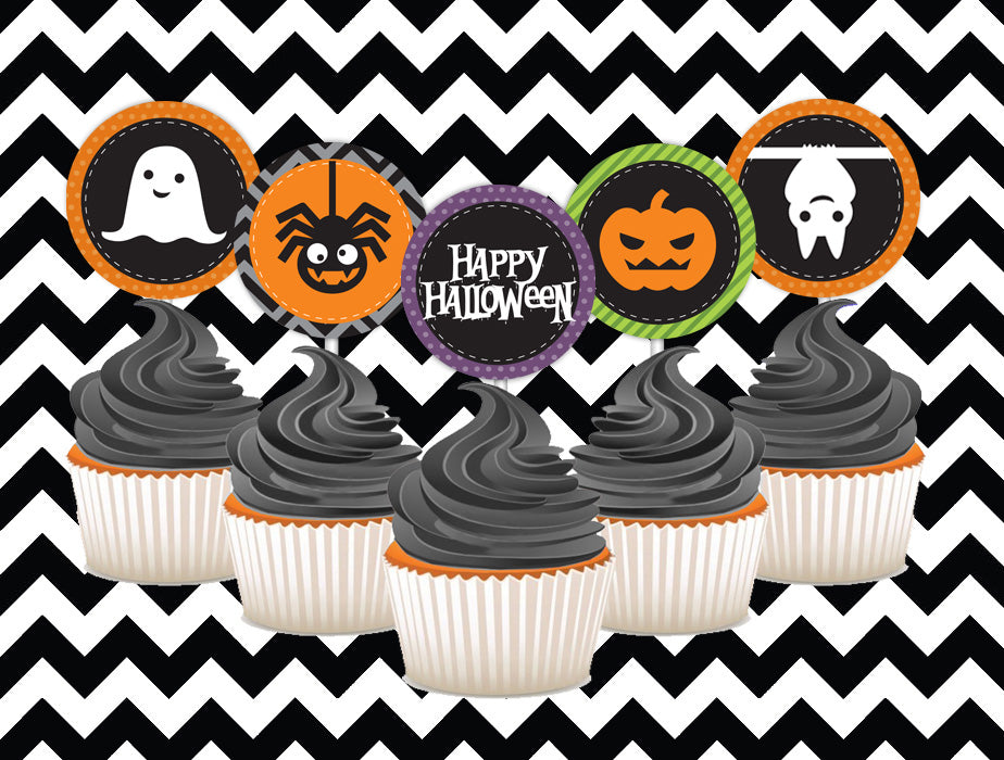 Halloween cupcake toppers (10)