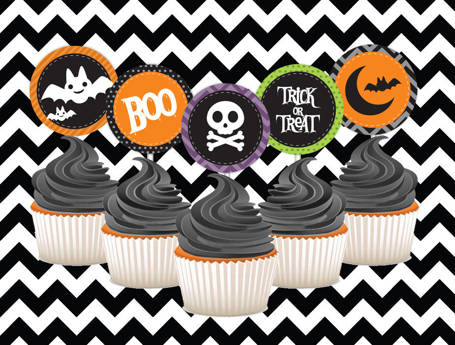 Halloween cupcake toppers (10)