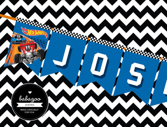 Hot wheels bunting