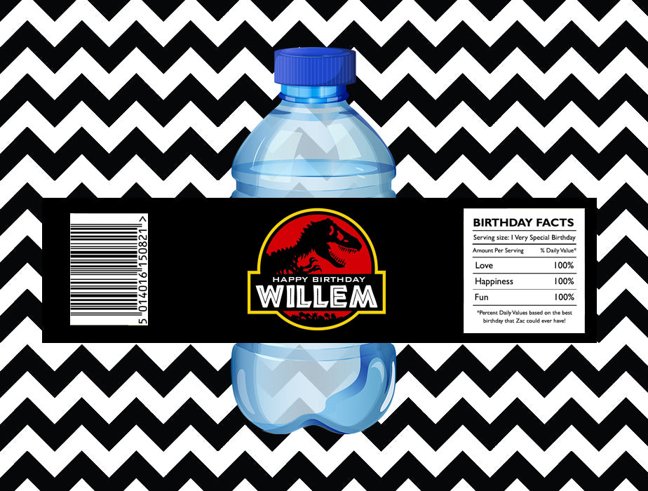 Jurassic juice/water labels (10)