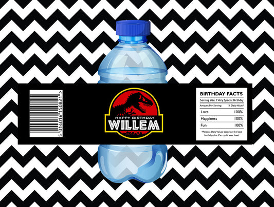 Jurassic juice/water labels (10)