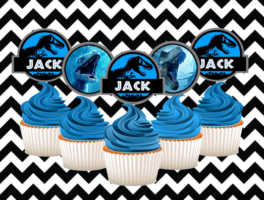 Jurassic cupcake toppers (10)