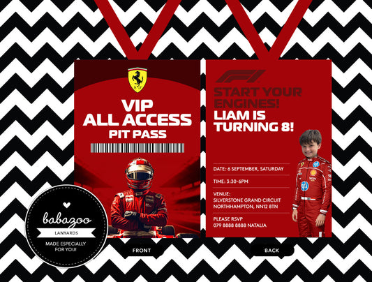 F1 Racing Lanyard